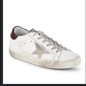 Golden Goose Superstar Leather Low-Top Star Sneakers